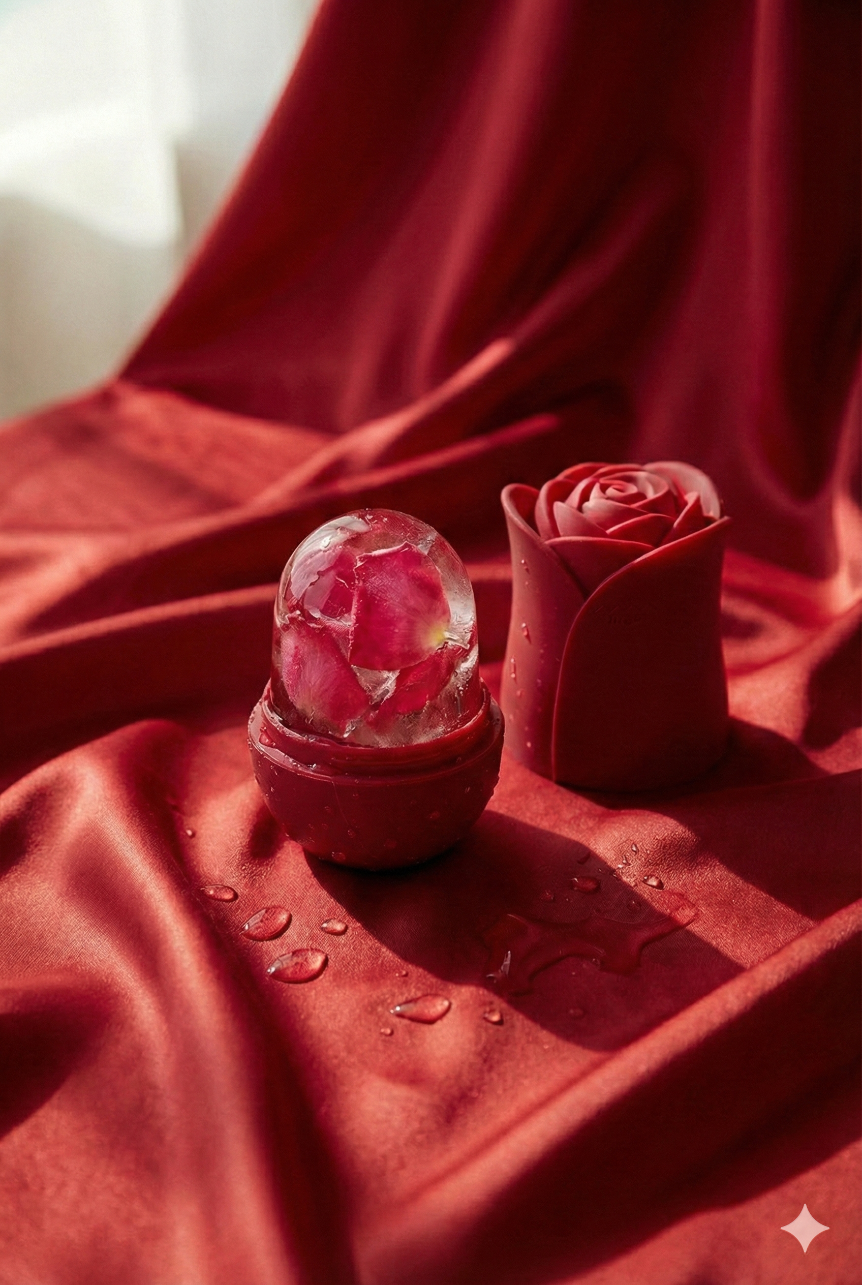 Cooling Roller Apply Face Plastic Ice Cube Tray