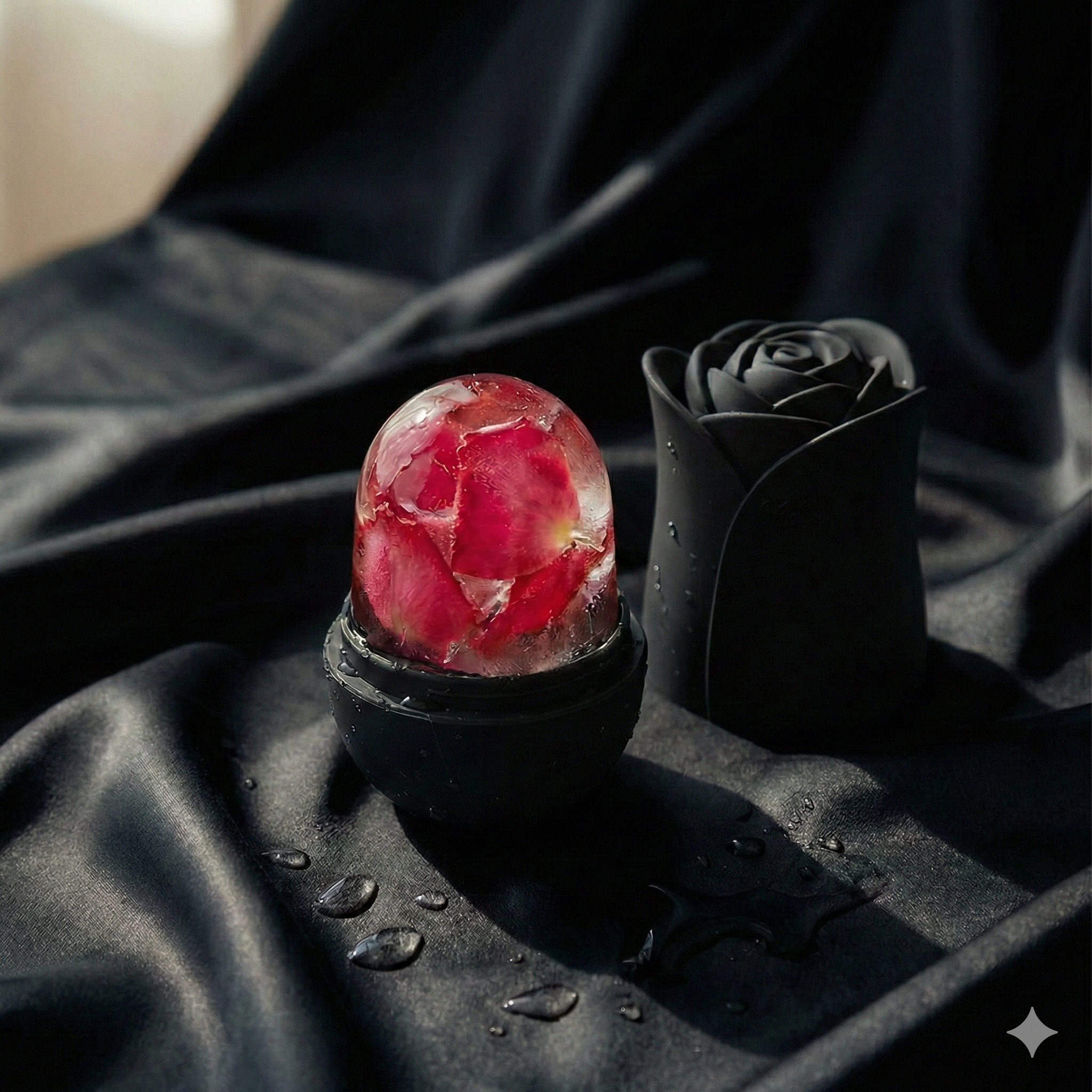 Cooling Roller Apply Face Plastic Ice Cube Tray