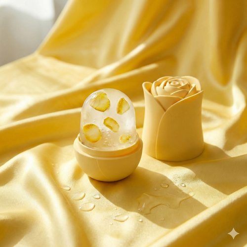 Cooling Roller Apply Face Plastic Ice Cube Tray