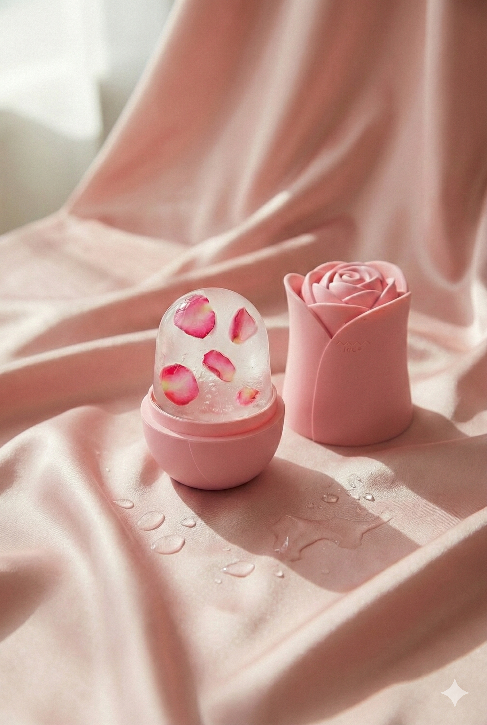 Cooling Roller Apply Face Plastic Ice Cube Tray